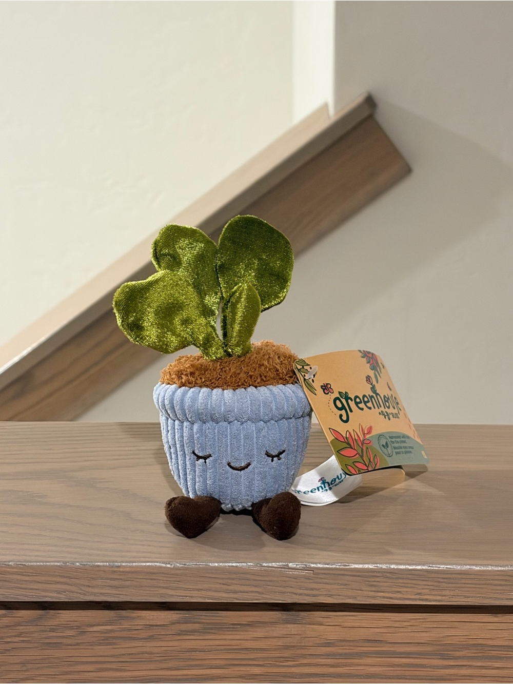 🌱 Greenhouse Russ Felicity Rubber Tree Plush Potted Plant Corduroy Mini 6” BNWT
